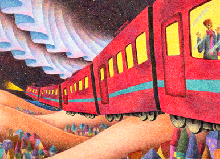 Fantasy picture - 「Night train」