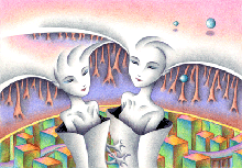 Fantasy art picture - 「Sisters」